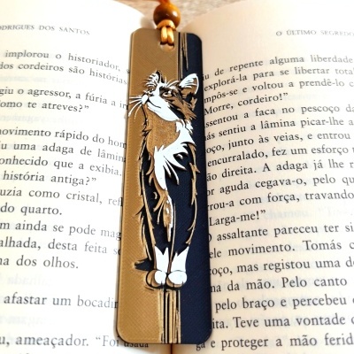 Marcador de Livros Gato2