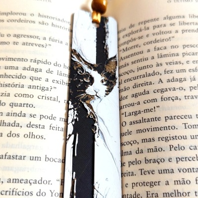 Marcador de Livros Gato3