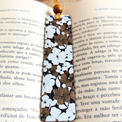 Marcador de Livros Flores