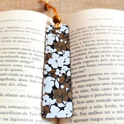 Marcador de Livros Flores