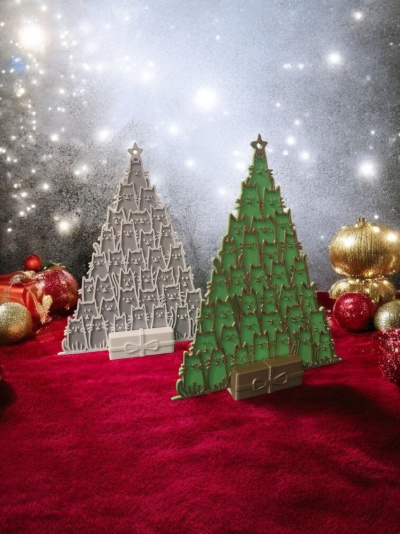 Arvore de Natal Gatos