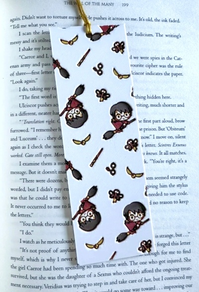 Marcador de Livros Harry Potter