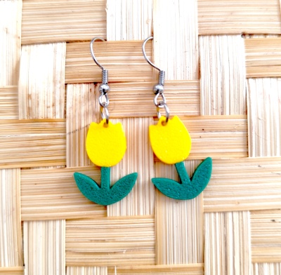 Brincos Tulipa