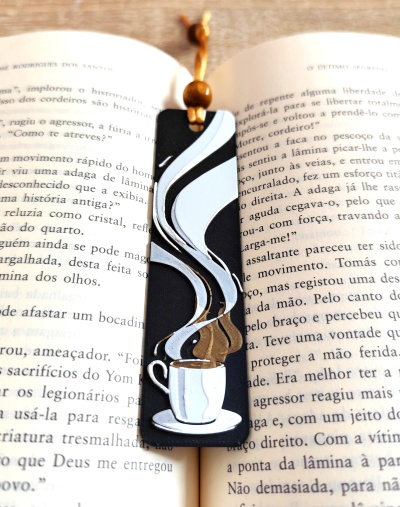 Marcador de Livros Café