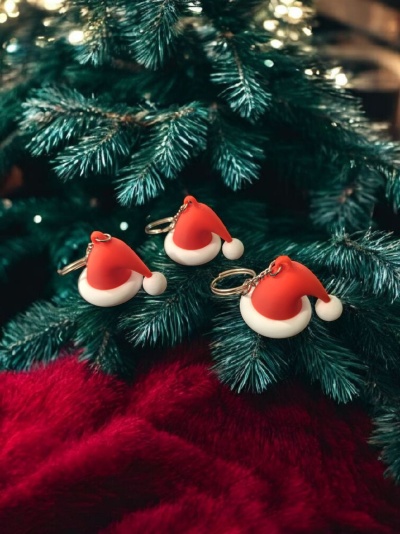 Porta Chaves Gorro Pai Natal