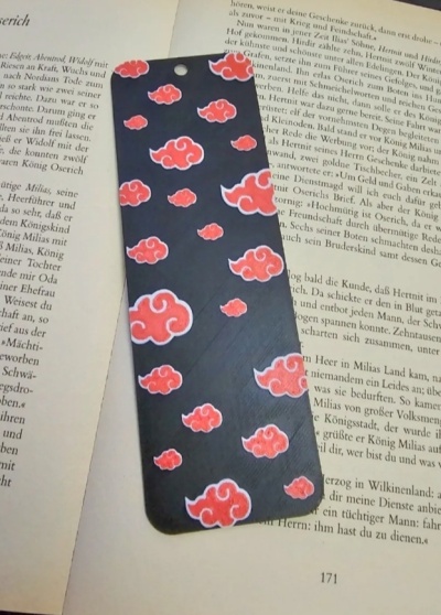 Marcador de Livros Akatsuki