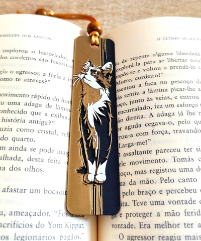 Marcador de Livros Gato2