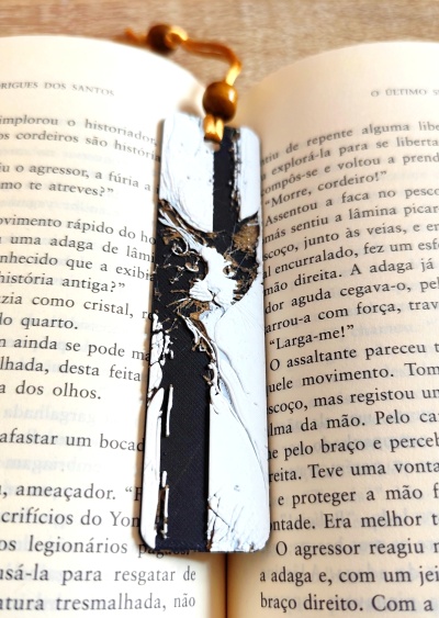 Marcador de Livros Gato3