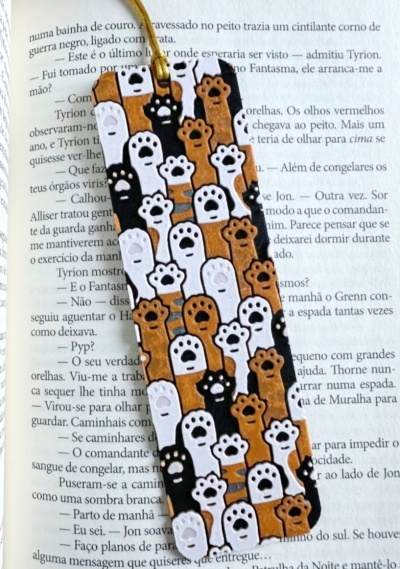 Marcador de Livros Patas