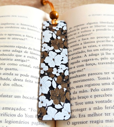 Marcador de Livros Flores