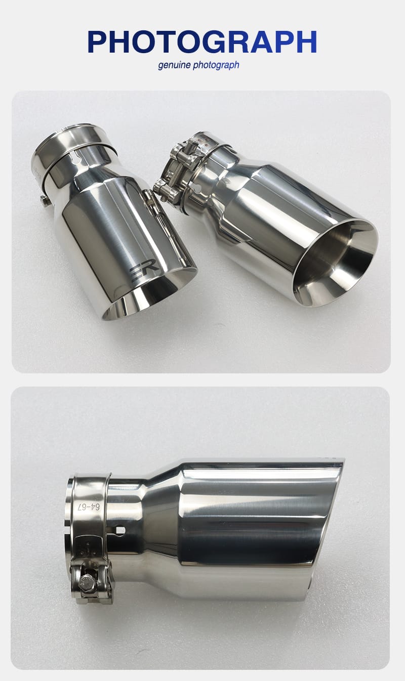 Ponteira Universal Inox Polido Saida 89mm 101mm ou 114mm! Qualidade! Ponteira Universal Inox Polido Saida 89mm 101mm ou 114mm! Qualidade!