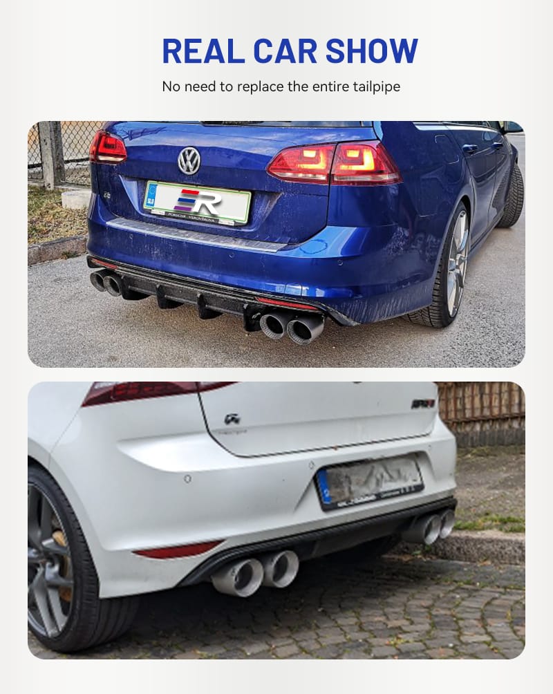 Ponteiras Escape Dupla Saida FULL INOX. Acabamento Efeito Mate Ponteiras Escape Dupla Saida FULL INOX. Acabamento Efeito Mate