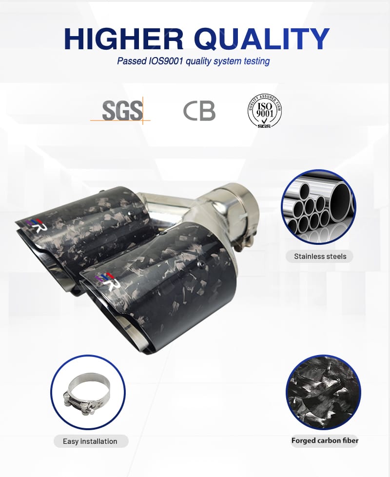 Ponteiras Escape Dupla Saida FULL INOX. Acabamento Efeito Carbono Forjado Novidade Ponteiras Escape Dupla Saida FULL INOX. Acabamento Efeito Carbono Forjado Novidade