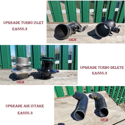 Mangueira de entrada Turbo de silicone, Cotovelo de entrada, Eliminar silenciador, VW Golf MK7 R, Audi V8 MK3 A3 S3 TT 2.0T, 2014 + Mangueira de entrada Turbo de silicone, Cotovelo de entrada, Eliminar silenciador, VW Golf MK7 R, Audi V8 MK3 A3 S3 TT 2.0T, 2014 +