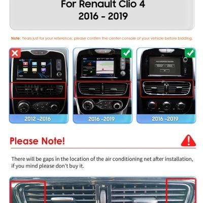 Radio Renault Clio 4 2016-2019  Tela Inteligente, 2Din, GPS Navi, Carplay, Auto 4G RDS, 7862 NOVIDADE NOVO 2024!!
