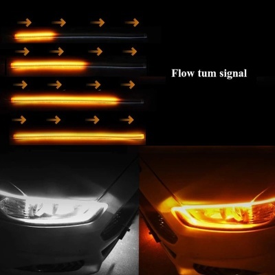LED Strip, luz de circulação, Angel Eyes, 30cm, 45cm, 60cm, tubo, luzes diurnas, flexível, 2pcs NOVIDADE!!