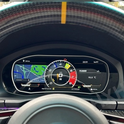 QuadranteVW, Scirocco 2010-2016 Painel Digital, Instrumento Cluster, velocímetro, Cockpit, Volkswagen