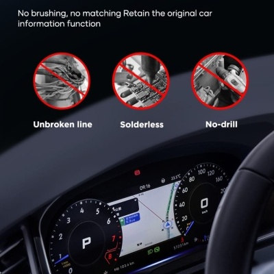 Quadrante Digital Audi a3 8p 2008-2013 