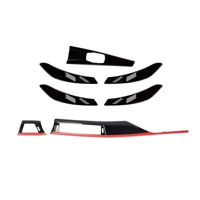 Guarnição BMW 3 4 3GT, F30 F31 F32 F34 F36 , Kit Portas e Consola Central 7 pcs Guarnição BMW 3 4 3GT, F30 F31 F32 F34 F36 , Kit Portas e Consola Central 7 pcs