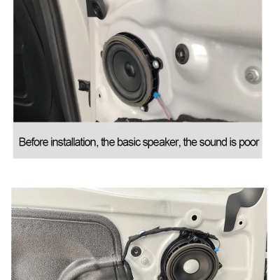 Alto-falantes médios com alto-falante, BMW G20 G30 G01 F30 F48 F20 F34 3GT X1 X2 F23, 4,5 polgadas