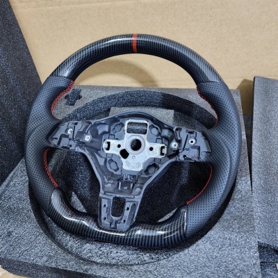 Volante Golf 6 GTI GTD R 2009-2013 Polo GTI Tiguan Passat R-Line Fibra de CarbonoPor Hidro-Mergulho Volkswagen