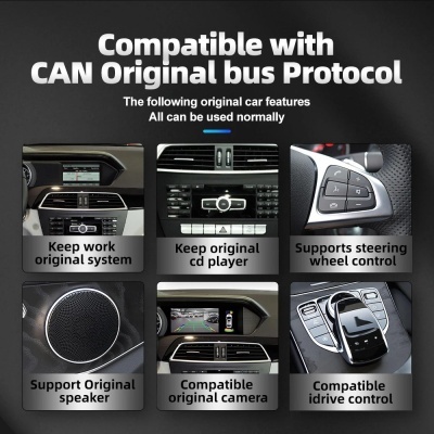 Radio Mercedes C Class, Auto Carplay, Google WiFi, SIM, BT, Navegação GPS, Android, BT, 8 Core, W204, 2011-2014 Novo Modelo 2024 Radio Mercedes C Class, Auto Carplay, Google WiFi, SIM, BT, Navegação GPS, Android, BT, 8 Core, W204, 2011-2014 Novo Modelo 2024