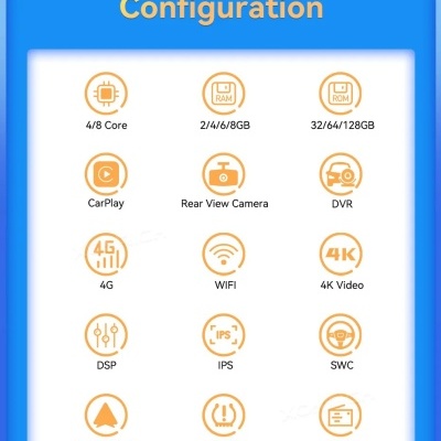 Radio Audi A4 B8 B6 B7 S4 B7 B6 RS4 B7 SEAT Exeo 7   Android 12 Carplay Sem Fio 8G 128G   Ultimo Modelo.