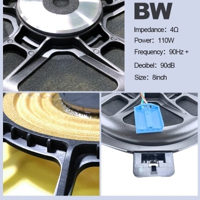 Kit de atualização de áudio para BMW G30 G31 Série 5, Tweeter Mid Subwoofer,  Com Iluminaçao Ambiente. Topo de Gama!