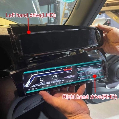 Quadrante Mini Cooper Painel de exibição LCD , Co Driver, Digital Dashboard Screen