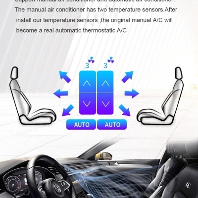 Painel A.C Digital VW Golf 6, Passat, CC, B6, B7, AC NOVIDADE!!