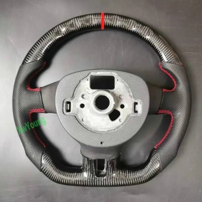 Volante VW Volkswagen Magotan, Golf 6, MK6, Scirocco Tiguan de fibra de carbono