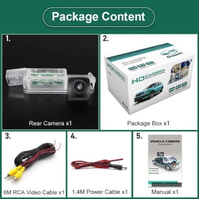 Camera   volkswagen vw golf 6/7 passat cc b7/b8 beetle lamando t-rock 170 ° 1920x1080p hd ahd