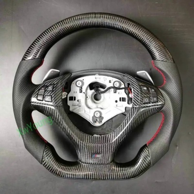 Volante BMW X5, E70, X6, E71 com remo Shiters/ Patilhas , fibra de carbono