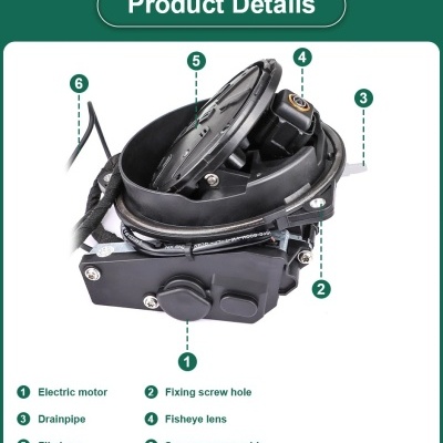 Camera VW passat cc golf 6/7/8 magotan b6/b7/b8 polo beetle eos t-roc QUALIDADE! olho de peixe 170 ° ahd 1080p  Automatica