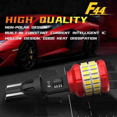 Lâmpada BMTxms-T15  LED para luz reversa de backup de carro, Canbus, sem erro, 4014, 48SMD, 912, 921, 2400LM, 6000K, W16W, 2pcs