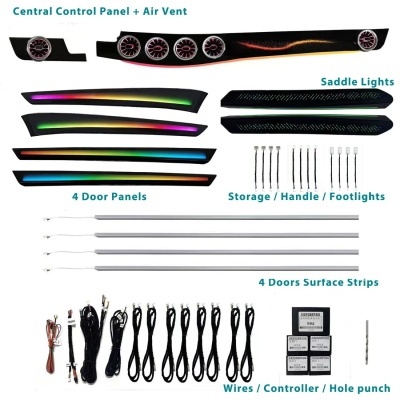 Luz Ambiente Decorativa  Mercedes-Benz W212, E-class, E63, E250, E350, E260, 2010, 2011, 2012, 2013, 2014, 2015