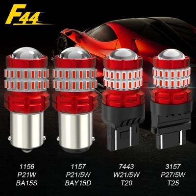 Lâmpada LED   KUIT 2 Unidades Vermelha A BMTxms  3157 P27/7W T25 QUALIDADE!