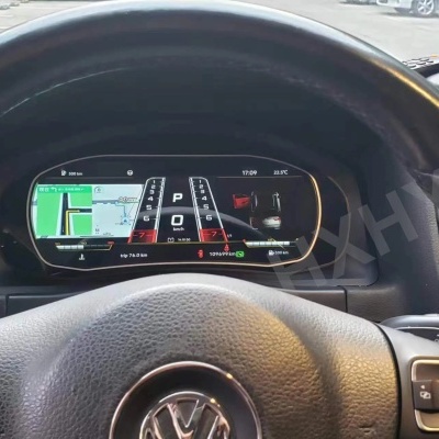 Quadrante VW Tiguan 2010-2016 Painel de Painel de Display Digital LCD para Volkswagen , Instrumento Cluster Cock, Velocímetro
