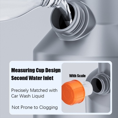 Pulverizador de Espuma Elétrico Profissional  2l Canhão de Espuma de Neve Motorizado pulverizador de Lavagem