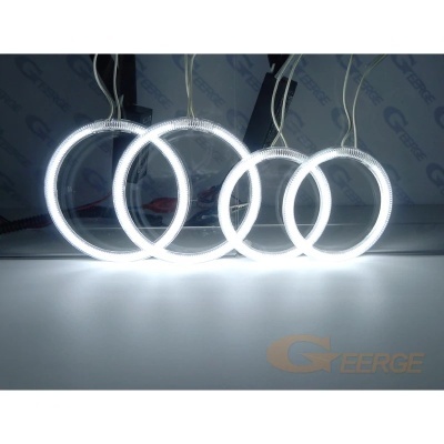 Angel Eyes LED Halo Rings Kit Para Seat ibiza 6l cordoba facelift 2006 2007 2008  ultra brilhante ccfl
