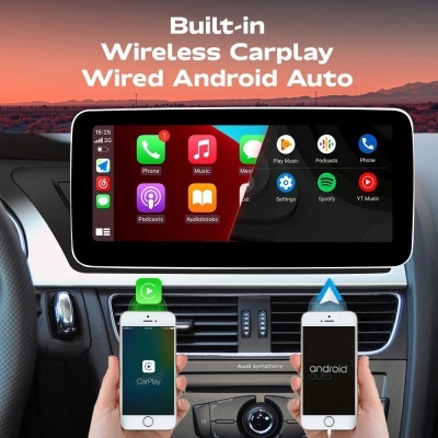 Radio Audi A4, B8, A5, 2009-2017 GPS Navi, 4G WiFi, IPS de 10,25 ", Android 13, 128GB, Ultimo Modelo Novidade!! Radio Audi A4, B8, A5, 2009-2017 GPS Navi, 4G WiFi, IPS de 10,25 ", Android 13, 128GB, Ultimo Modelo Novidade!!