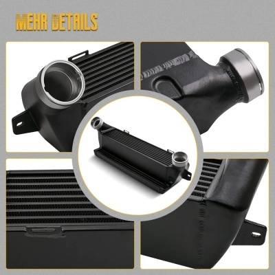 Intercooler do turbocompressor para BMW 3er, E90, E93, E92, E91, 330d, 335d, xDrive, 520*180*145mm