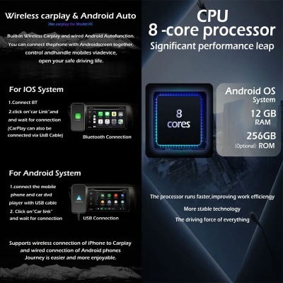 Radio Toyota Prius 20 2003-2009, Carplay, Auto Rádio Android, Navegação GPS, WiFi, 4G, DSP QLED