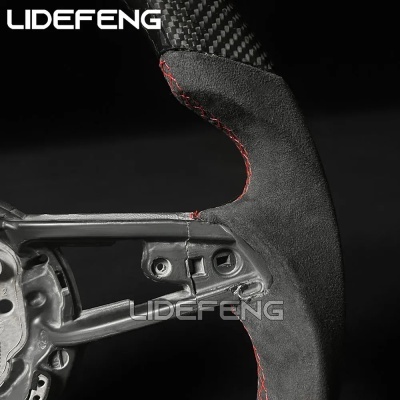 Volante Audi TT, R8, TTRS, TTS, MK2, MK3, 8P, 2016-2023 Fibra de Carbono