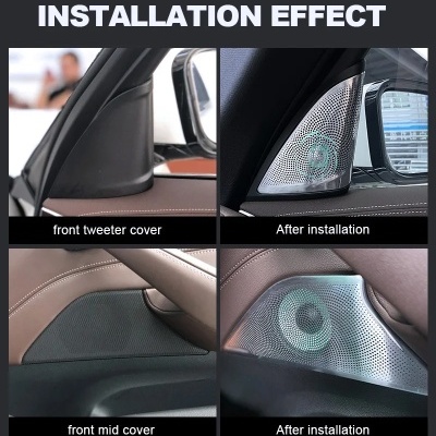 Kit de atualização de áudio para BMW G30 G31 Série 5, Tweeter Mid Subwoofer,  Com Iluminaçao Ambiente. Topo de Gama!