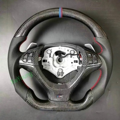 Volante BMW X5, E70, X6, E71 com remo Shiters/ Patilhas , fibra de carbono