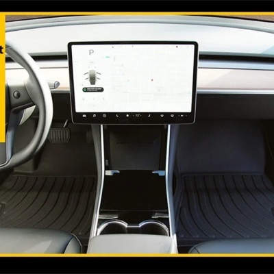 Tapetes impermeáveis Tesla Modelo S 2016 a 2023 Qualidade Premium!