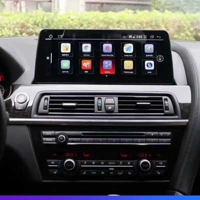 Radio BMW Série 6 F06 F12 F13 2011-2018 Navegação GPS Sem Fio Carplay RDS WIFI 4G QLED