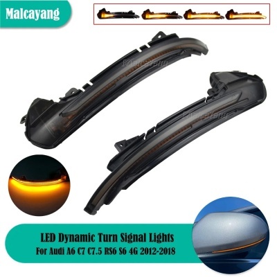 LED  Pisca Dinâmico  intermitente sequencial Audi A6 C7 C7.5 RS6 S6 4G 2012-2018