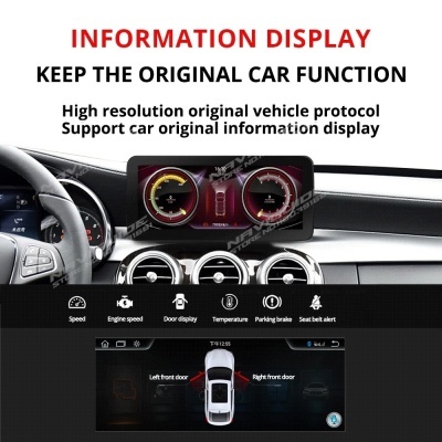 Radio  Mercedes Benz Classe A, Android 12, 8Core, WiFi, BT, GPS, W176, GLA, X156, CLA, C117, 2013-2018, 12,3